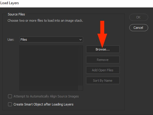 Load layers box