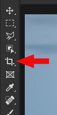 Crop Tool in the Toolbar