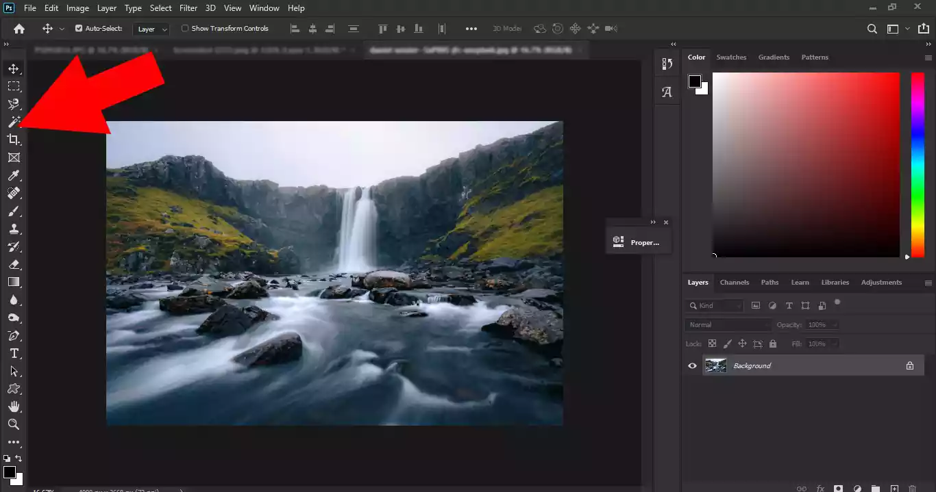 Get Photoshop Toolbar back