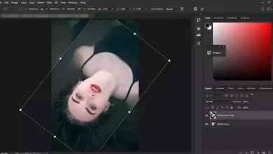 How to rotate images in Photoshop