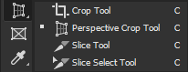 where is perspective crop tool