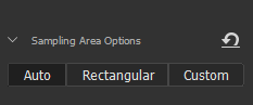 Sampling Area Options