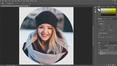 How to crop images in a circle shape in Photoshop